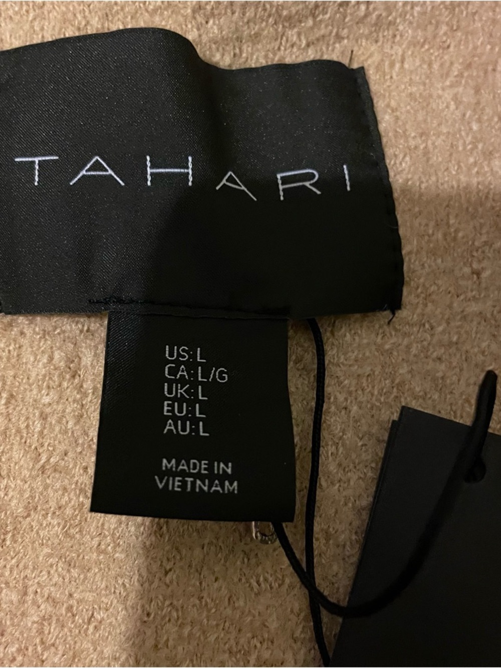 TAHARI longline wool blend sweater vest-large NWT - Picture 6 of 7